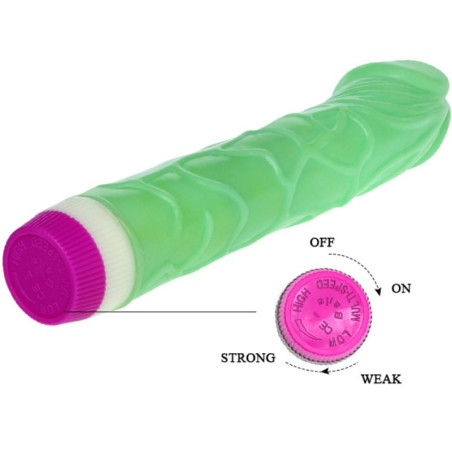 BAILE WAVES OF PLEASURE VIBRADOR 23 CM VERDE