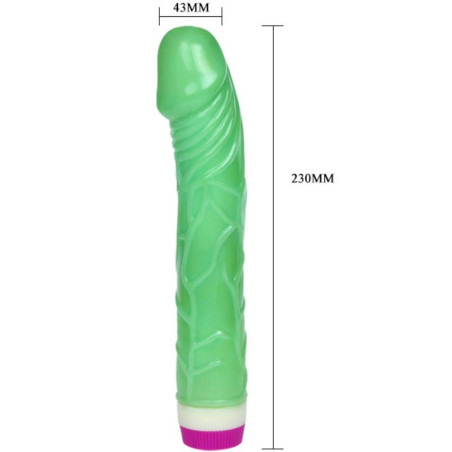 BAILE WAVES OF PLEASURE VIBRADOR 23 CM VERDE