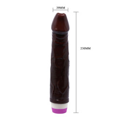 BAILE WAVES OF PLEASURE VIBRADOR 23 CM MARRON