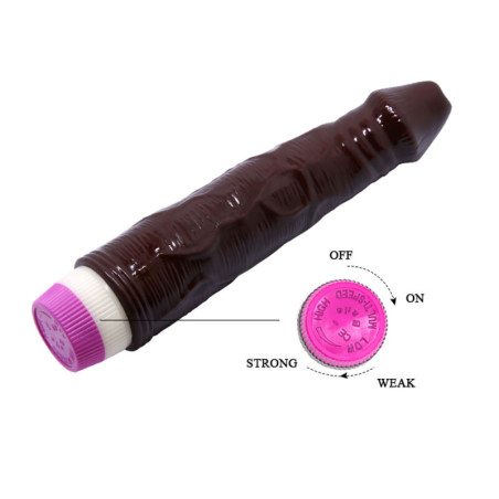BAILE WAVES OF PLEASURE VIBRADOR 23 CM MARRON