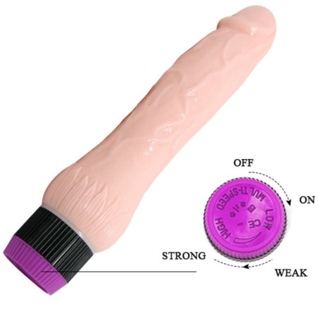BAILE ADOUR CLUB VIBRADOR REALISTICO BASE ANCHA 22 CM