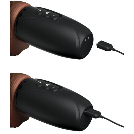 KING COCK PLUS TRIPLE THREAT MARRON