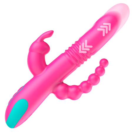 HAPPY LOKY DONALD TRIPLE ESTIMULACION ANAL PUNTO G CLITORIS COMPATIBLE CON WATCHME WIRELESS TECHNOLOGY