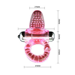 BAILE SWEET ABS 10 RITMOS RING ANILLO PENE VIBRADOR ROSA