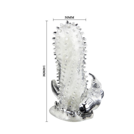 BAILE BRAVE MAN EXTENSION PENE VIBRADOR RABBIT