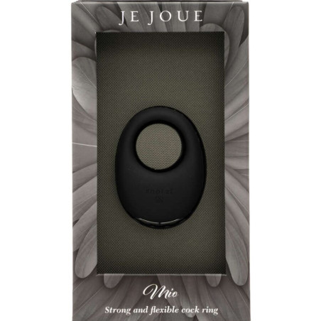 JE JOUE MIO ANILLO PARA EL PENE VIBRADOR FUERTE Y FLEXIBLE NEGRO