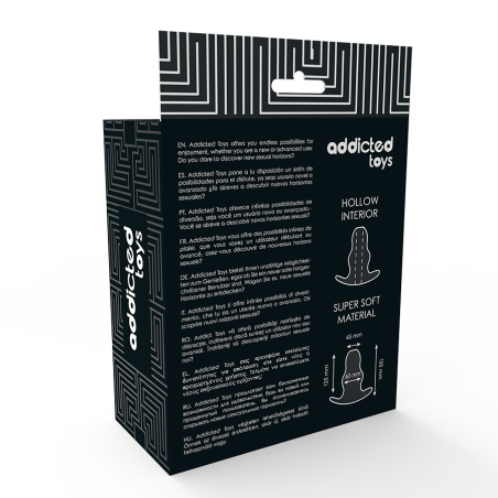 ADDICTED TOYS DILATADOR ANAL GRANDE 13 CM TRANSPARENTE