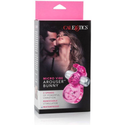 CALEXOTICS MICRO VIBE AROUSER BUNNY ANILLO VIBRADOR ROSA