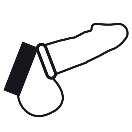 DARKNESS ANILLO DE METAL PARA EL PENE Y TESTICULOS