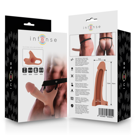 INTENSE ARNES HUECO CON DILDO SILICONA 16 X 35 CM