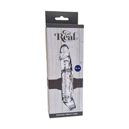 GET REAL EXTENSION LARGO 19 CM TRANSPARENTE
