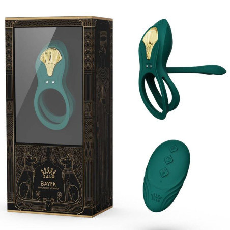 ZALO BAYEK ANILLO VIBRADOR CONTROL REMOTO PAREJAS VERDE