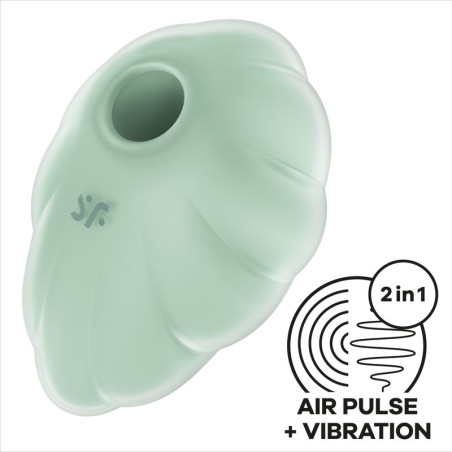 SATISFYER CLOUD DANCER VERDE VIBRADOR AIR PULSE