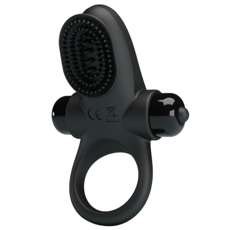 PRETTY LOVE ANILLO VIBRADOR II PARA PENE NEGRO