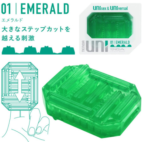TENGA UNI EMERALD MASTURBADOR DEDAL