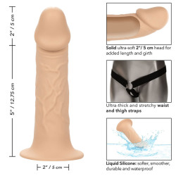 CALEXOTICS PERFORMANCE MAXX EXTENSION REALISTA CON ARNES PIEL CLARO