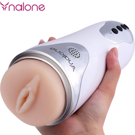NALONE MAGICIAN MASTURBADOR CON VIBRACION BLANCO