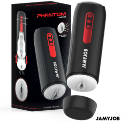 JAMYJOB PHANTOM MASTURBADOR VAGINA AUTOMATICO 5 MODOS SUCCIONADOR Y EMPUJE