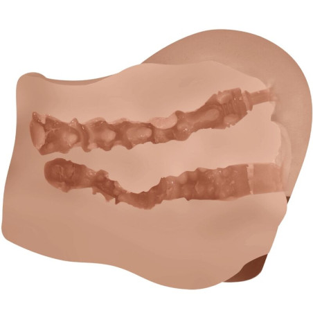 CRAZY BULL MILA TRASERO VIBRADOR CON VAGINA Y ANO REALISTICO CONTROL REMOTO