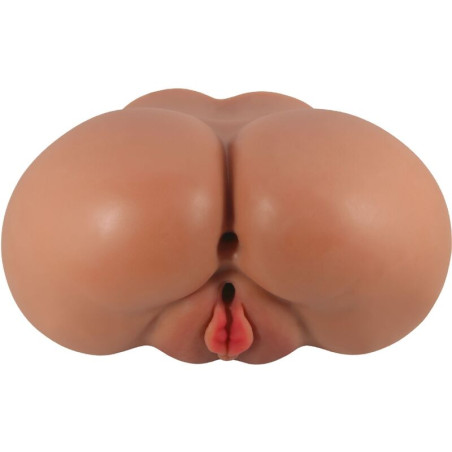 CRAZY BULL LUNA TRASERO VIBRADOR CON VAGINA Y ANO REALISTICO CONTROL REMOTO