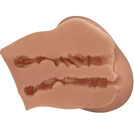 CRAZY BULL LUNA TRASERO VIBRADOR CON VAGINA Y ANO REALISTICO CONTROL REMOTO