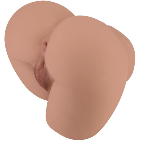 CRAZY BULL BERNACE TRASERO VIBRADOR CON VAGINA Y ANO REALISTICO NATURAL CONTROL REMOTO