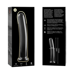 NEBULA SERIES BY IBIZA MODELO 8 DILDO CRISTAL TRANSPARENTE 145 CM O 2 CM