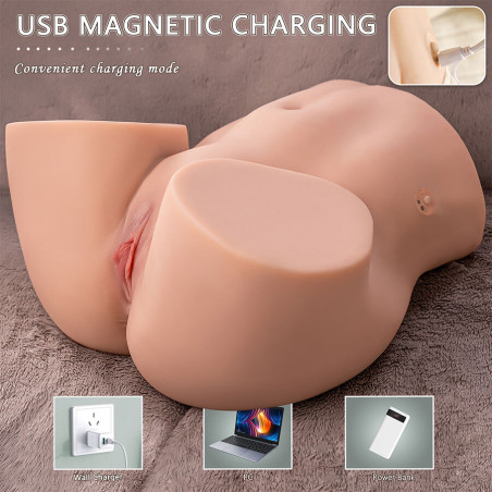 XISE ETHEL THRUSTING MASTURBADOR VAGINA REALISTICO CON VIBRACION MULTIPOSICION