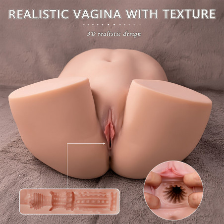 XISE ETHEL THRUSTING MASTURBADOR VAGINA REALISTICO CON VIBRACION MULTIPOSICION