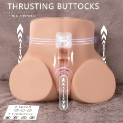 XISE ETHEL THRUSTING MASTURBADOR VAGINA REALISTICO CON VIBRACION MULTIPOSICION