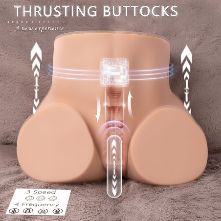 XISE ETHEL THRUSTING MASTURBADOR VAGINA REALISTICO CON VIBRACION MULTIPOSICION