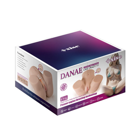 XISE DANAE THRUSTING MASTUBADOR VAGINA REALISTICO CON VIBRACION MULTIPOSICION