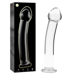 NEBULA SERIES BY IBIZA MODELO 11 DILDO CRISTAL TRANSPARENTE 16 CM O 3 CM