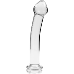 NEBULA SERIES BY IBIZA MODELO 11 DILDO CRISTAL TRANSPARENTE 16 CM O 3 CM