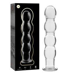 NEBULA SERIES BY IBIZA MODELO 10 DILDO CRISTAL TRANSPARENTE 165 CM O 35 CM
