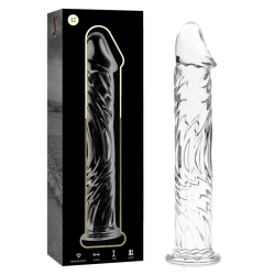 NEBULA SERIES BY IBIZA MODELO 12 DILDO CRISTAL TRANSPARENTE 17 CM O 35 CM