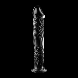NEBULA SERIES BY IBIZA MODELO 12 DILDO CRISTAL TRANSPARENTE 17 CM O 35 CM