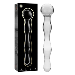 NEBULA SERIES BY IBIZA MODELO 13 DILDO CRISTAL TRANSPARENTE 18 CM O 35 CM
