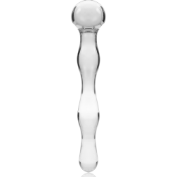 NEBULA SERIES BY IBIZA MODELO 13 DILDO CRISTAL TRANSPARENTE 18 CM O 35 CM