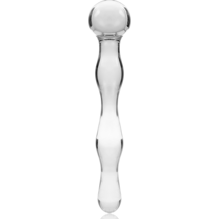 NEBULA SERIES BY IBIZA MODELO 13 DILDO CRISTAL TRANSPARENTE 18 CM O 35 CM