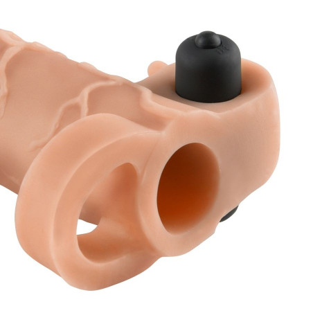 FANTASY X TENSIONS EXTENSION PARA EL PENE CON VIBRADOR REAL FEEL 1