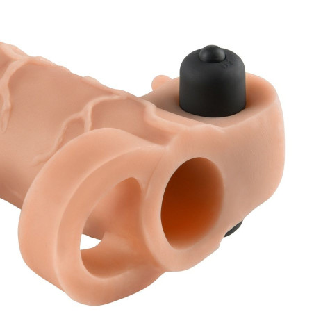 FANTASY X TENSIONS EXTENSION PARA EL PENE CON VIBRADOR REAL FEEL 2