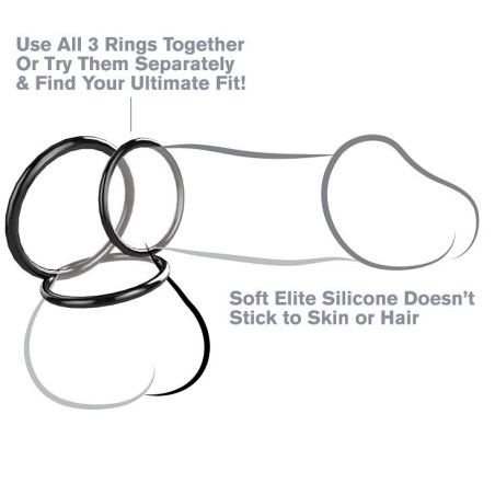 FANTASY C RINGZ SET ANILLAS SILICONA STAMINA