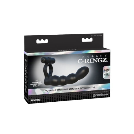 FANTASY C RINGZ ANILLO DOBLE PENETRACION POSABLE