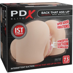 PDX ELITE BACK THAT ASS UP MASTURBADOR VAGINA Y ANO REALISTICO CON VIBRACION