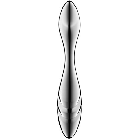 SATISFYER PURE GRAVITY 3 DILDO ACERO INOXIDABLE DOBLE USO