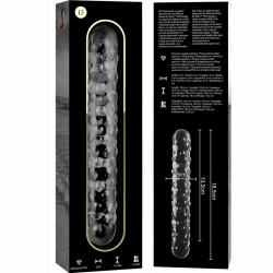 NEBULA SERIES BY IBIZA MODELO 15 DILDO CRISTAL TRANSPARENTE 185 CM O 3 CM