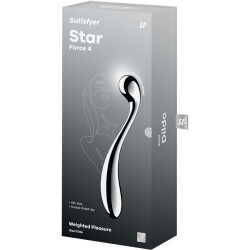 SATISFYER STAR FORCE 4 DILDO ACERO INOXIDABLE DOBLE USO