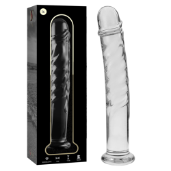 NEBULA SERIES BY IBIZA MODELO 16 DILDO CRISTAL TRANSPARENTE 185 CM O 3 CM