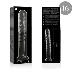 NEBULA SERIES BY IBIZA MODELO 16 DILDO CRISTAL TRANSPARENTE 185 CM O 3 CM